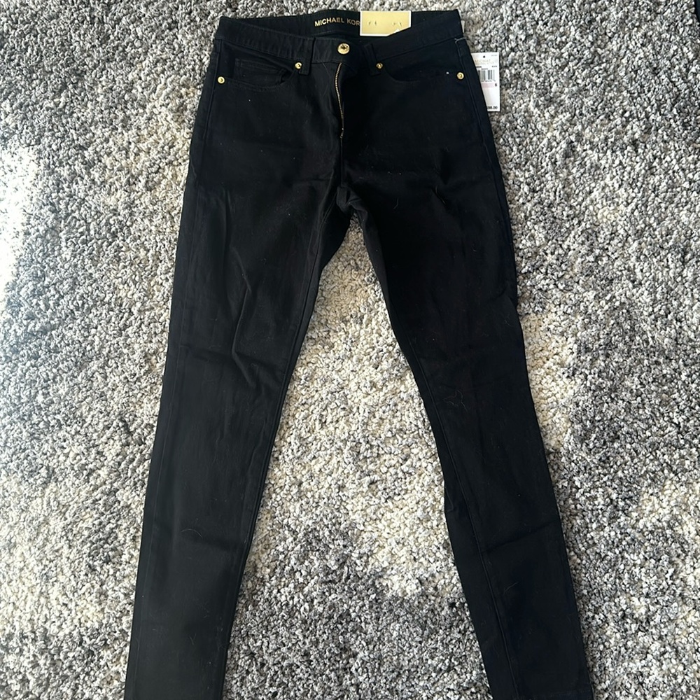 Michael Kors Women’s Izzy Skinny Black Pants